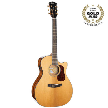 Cort Electro Acoustic Guitars Cort GOLD-A6 Electro Acoustic Guitar with Case