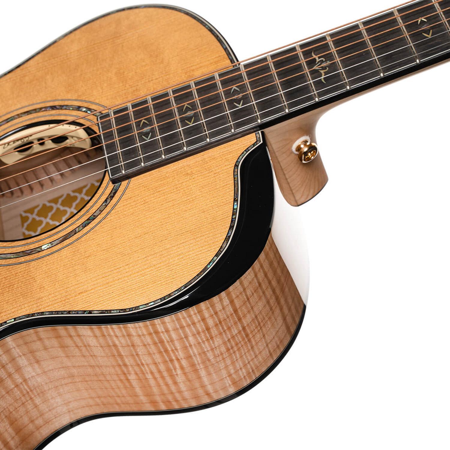Cort Electro Acoustic Guitars Cort Gold-Passion 6 String Electro Acoustic Guitar with Case - Natural Glossy