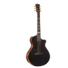 Cort Electro Acoustic Guitars Cort Modern Black 6 String Electro Acoustic Guitar - Trans Black Gloss