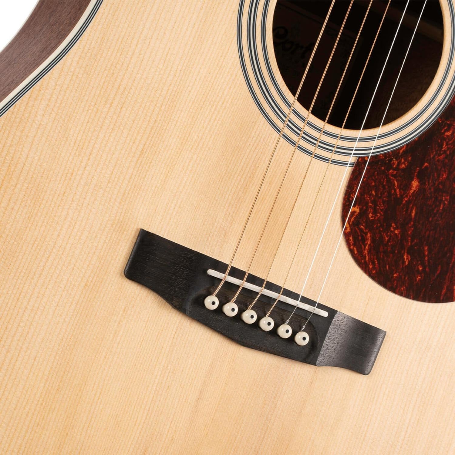Cort Electro Acoustic Guitars Cort MR500E Dreadnought Cutaway Electro Acoustic Guitar #color_open-pore