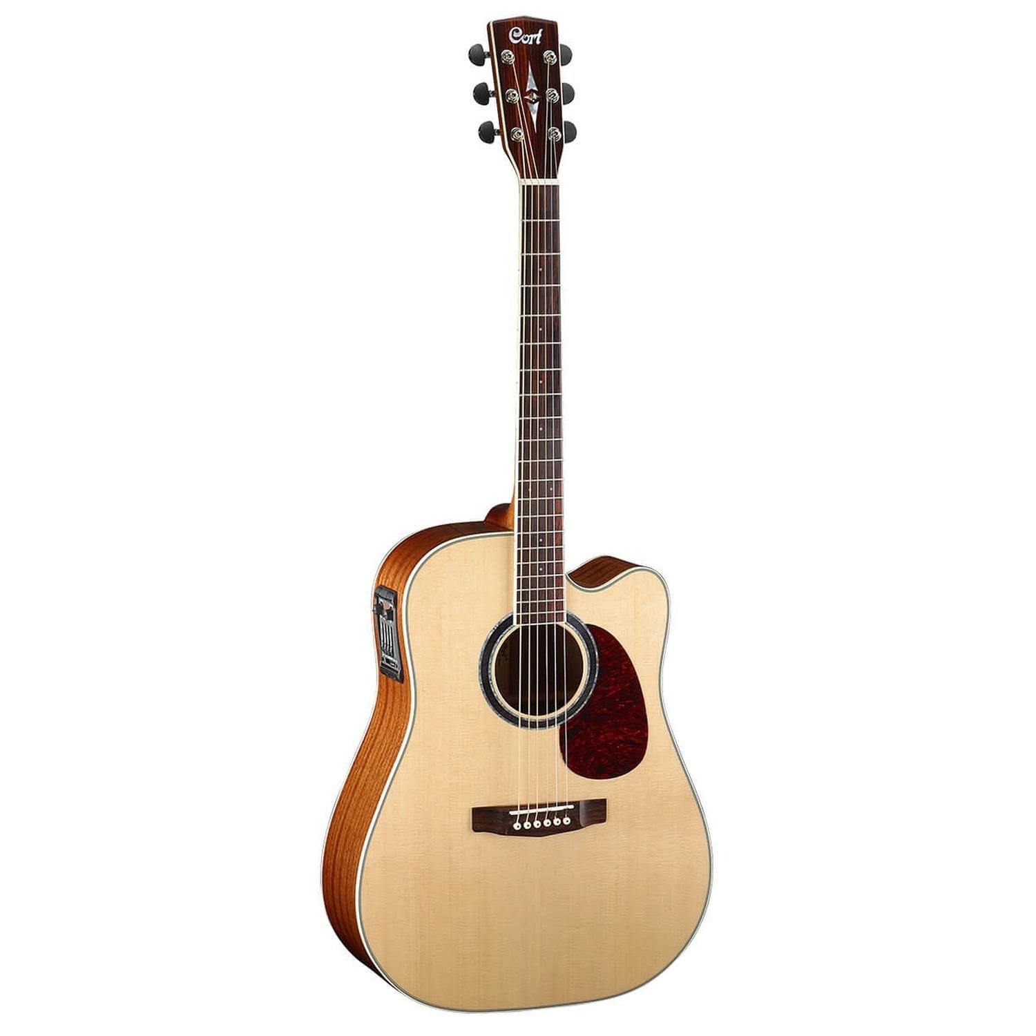 Cort Electro Acoustic Guitars Cort MR730FX Dreadnought Cutaway Electro Acoustic Guitar - Natural