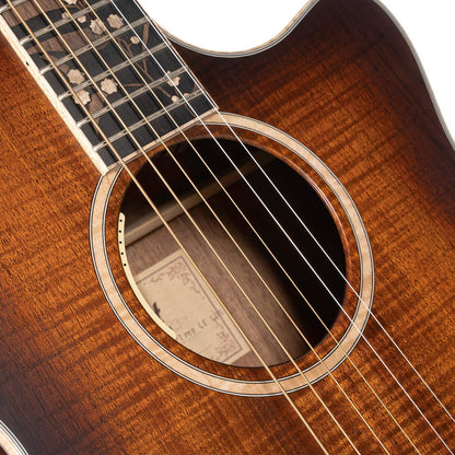 Cort Electro Acoustic Guitars Light Burst Satin Cort The Black Tree Limited Edition Electro Acoustic Guitar