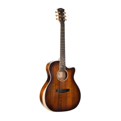 Cort Electro Acoustic Guitars Light Burst Satin Cort The Black Tree Limited Edition Electro Acoustic Guitar