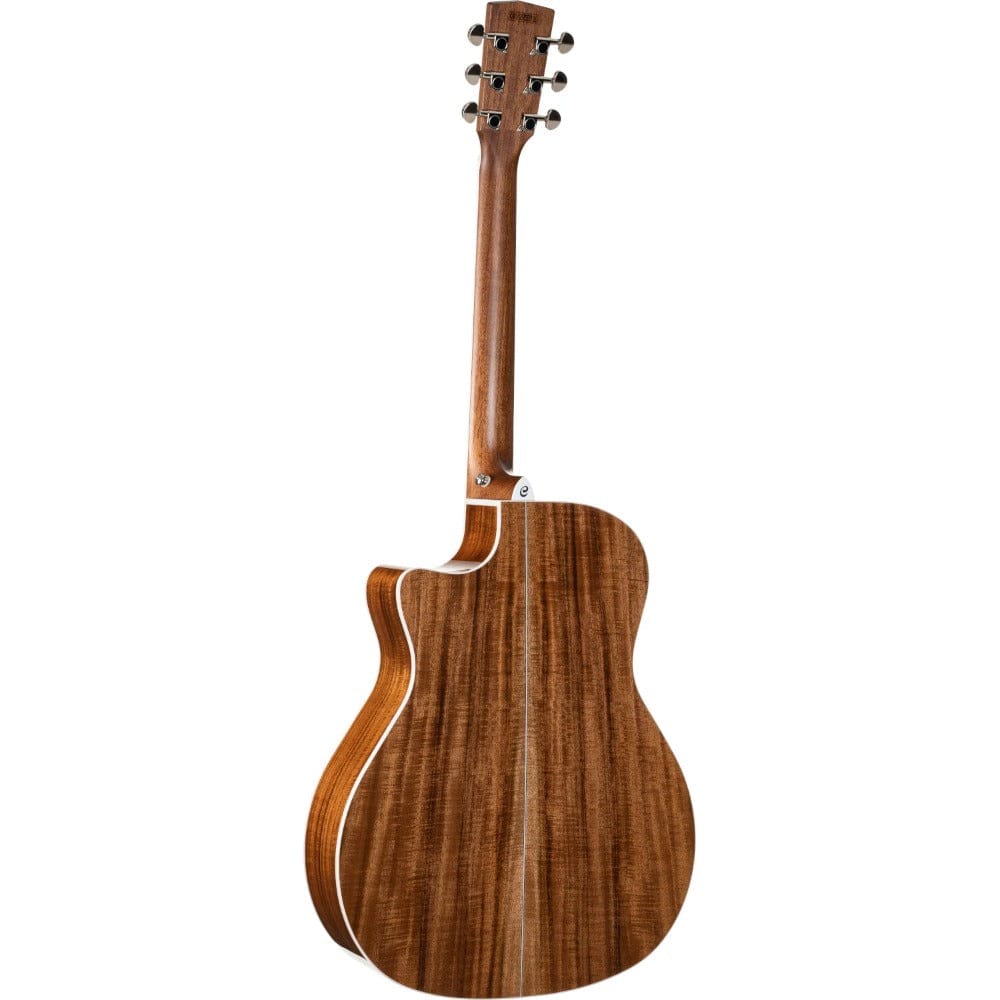 cort electro acoustic guitars natural cort ga5f koa 6 string electro acoustic guitar     
