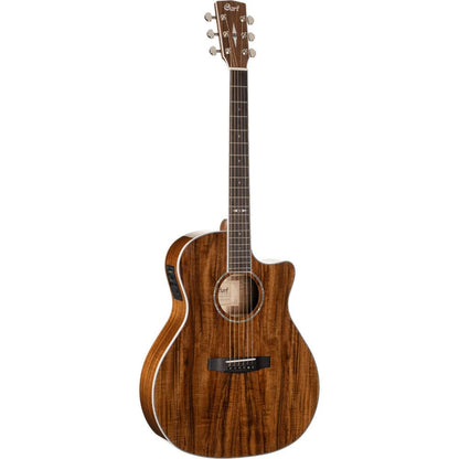 cort electro acoustic guitars natural cort ga5f koa 6 string electro acoustic guitar     