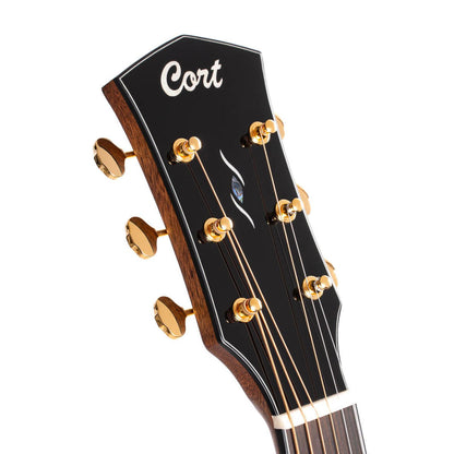 Cort Electro Acoustic Guitars Natural Glossy Cort GOLD Series A6 Bocote Electro Acoustic Guitar
