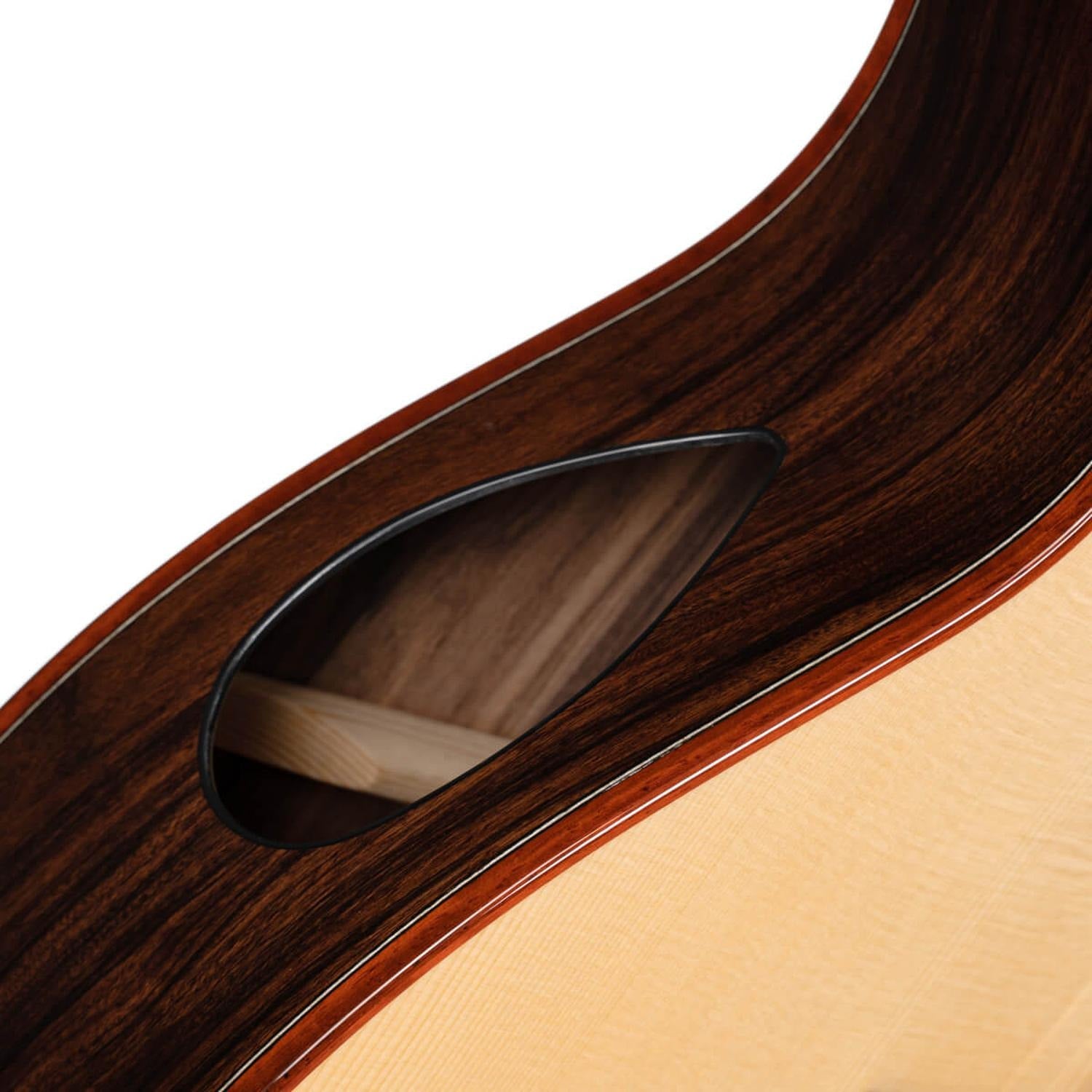 Cort Electro Acoustic Guitars Natural Glossy Cort Roselyn Redux 6 String Electro Acoustic Guitar with Case - Natural Glossy