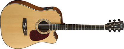 Cort Electro Acoustic Guitars Natural Satin Cort MR710F Electro Acoustic Guitar