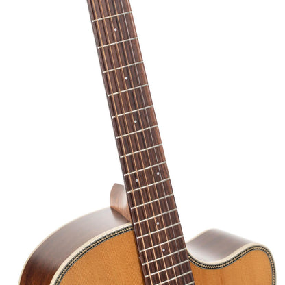 Cort Electro Acoustic Guitars Natural Semi Gloss Cort ES-GA4 6 String Semi Electro Acoustic Guitar 