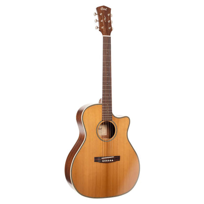 Cort Electro Acoustic Guitars Natural Semi Gloss Cort ES-GA4 6 String Semi Electro Acoustic Guitar 