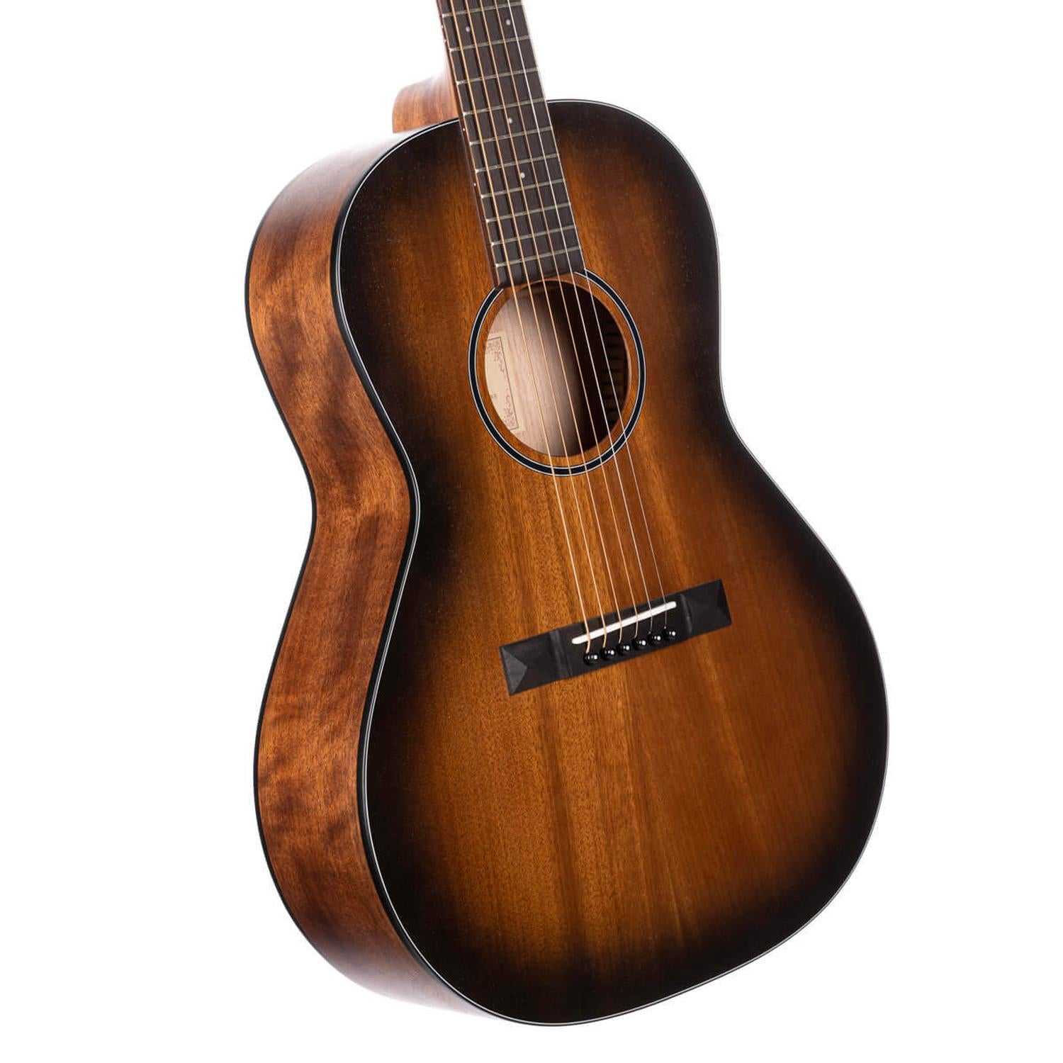 Cort Electro Acoustic Guitars Open Pore Black Burst Cort Core Series PE Mahogany 6-Strings Electro Acoustic Guitar With Bag- Open Pore Black Burst