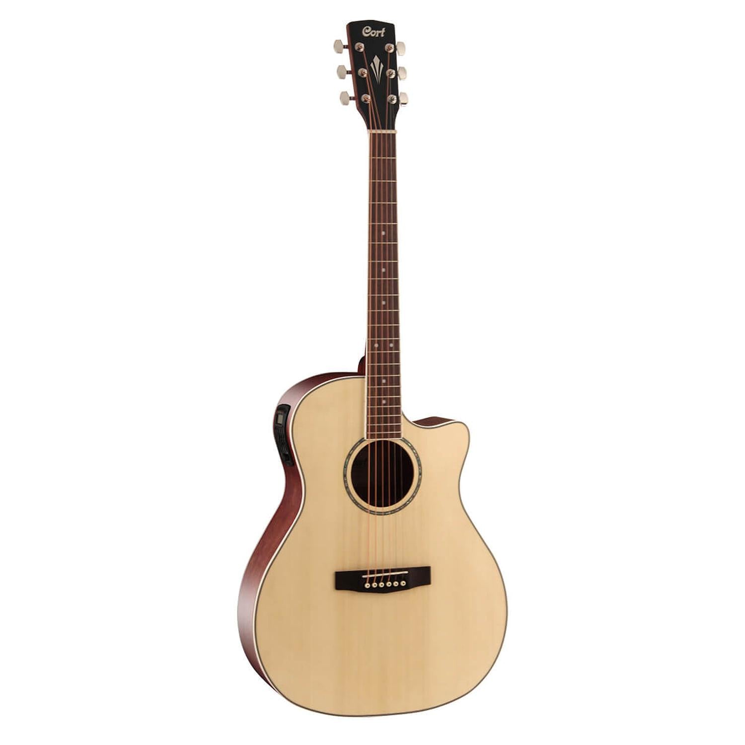 Cort Electro Acoustic Guitars Open Pore Cort GA-MEDX Electro Acoustic Guitar