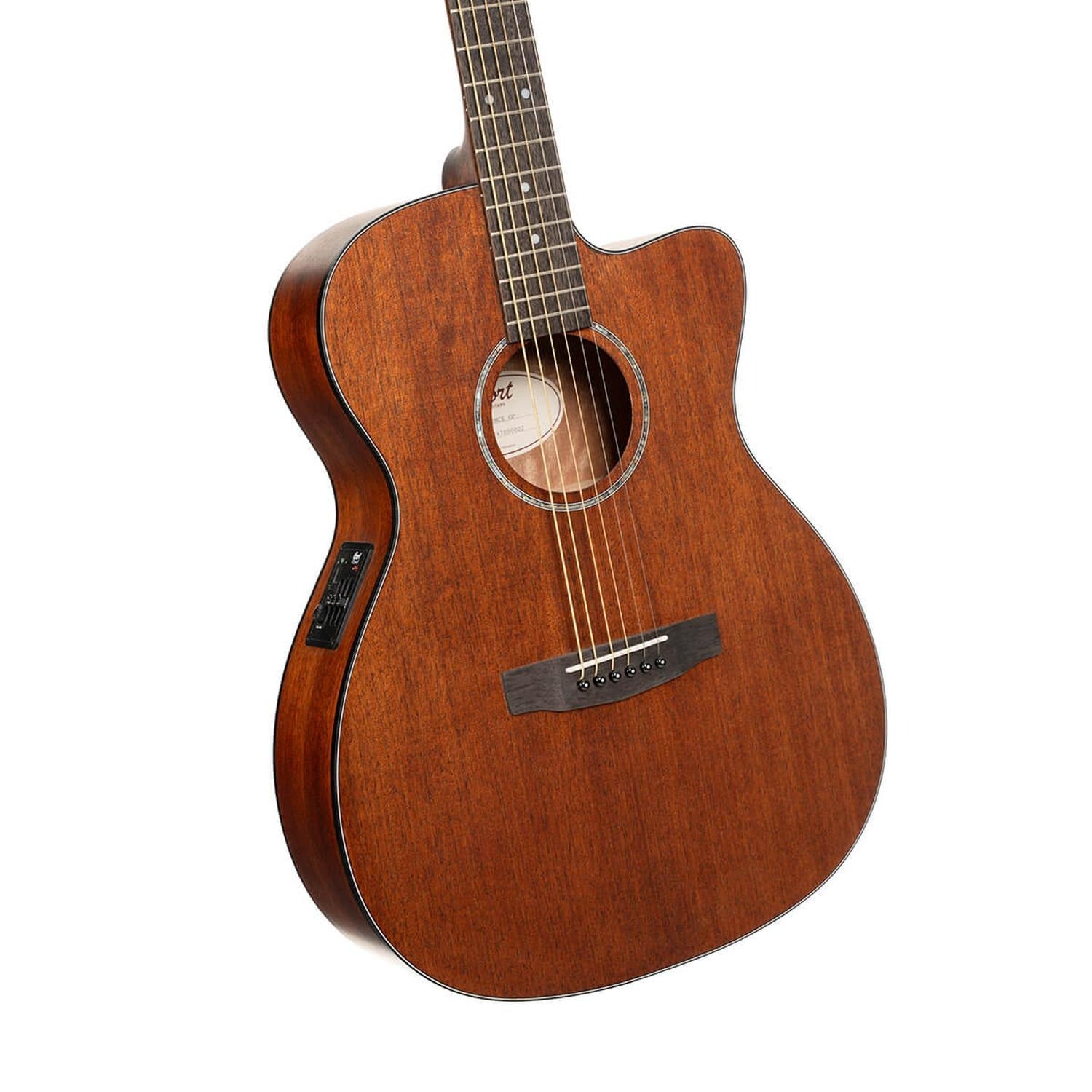 Cort Electro Acoustic Guitars Open Pore Cort L60MCE Semi 6 String Electro Acoustic Guitar 