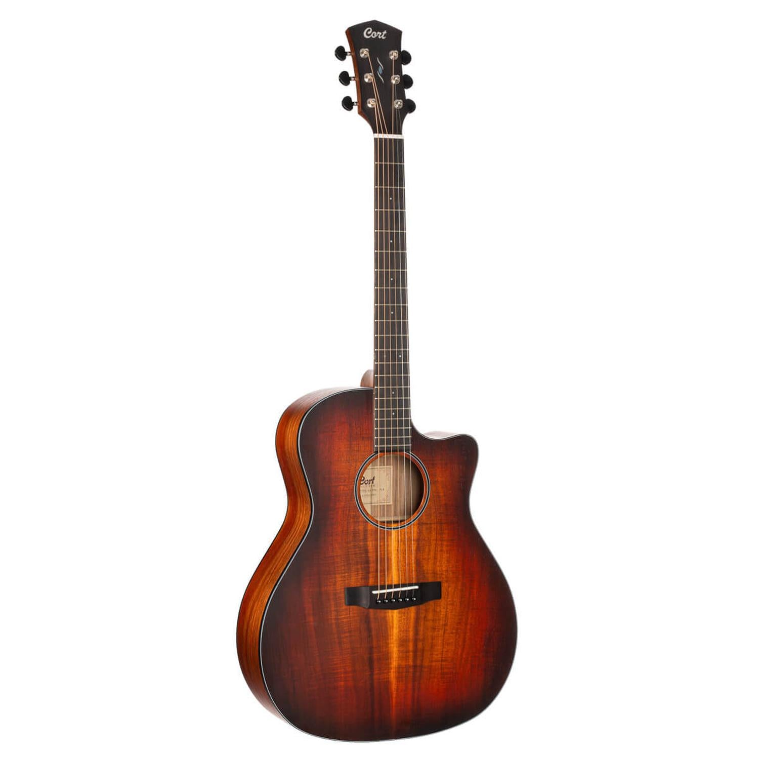 Cort Electro Acoustic Guitars Open Pore Light Burst Cort Core Series Core GA Blackwood Electro Acoustic Guitar With Bag #finish_open-pore-light-burst