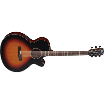 cort electro acoustic guitars three-tone sunburst cort sfx-e electro-acoustic guitar