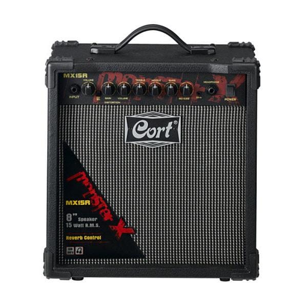 Cort Guitar Combo Amplifiers Cort MX15R 15W Guitar Amplifier with Overdrive and Reverb