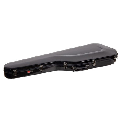 crossrock electric guitar cases crossrock crf-2020gstbk deluxe fiberglass case for tele and strat style electric guitars - black
