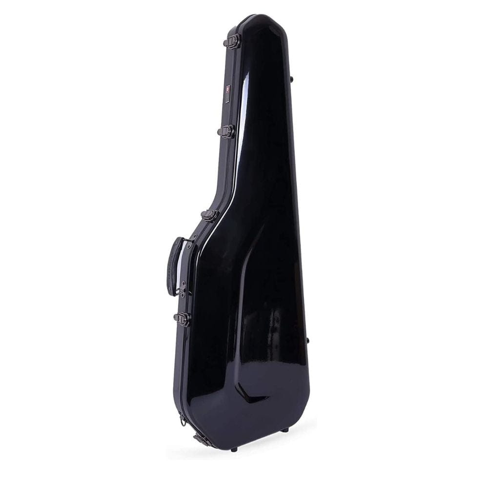 crossrock electric guitar cases crossrock crf-2020gstbk deluxe fiberglass case for tele and strat style electric guitars - black