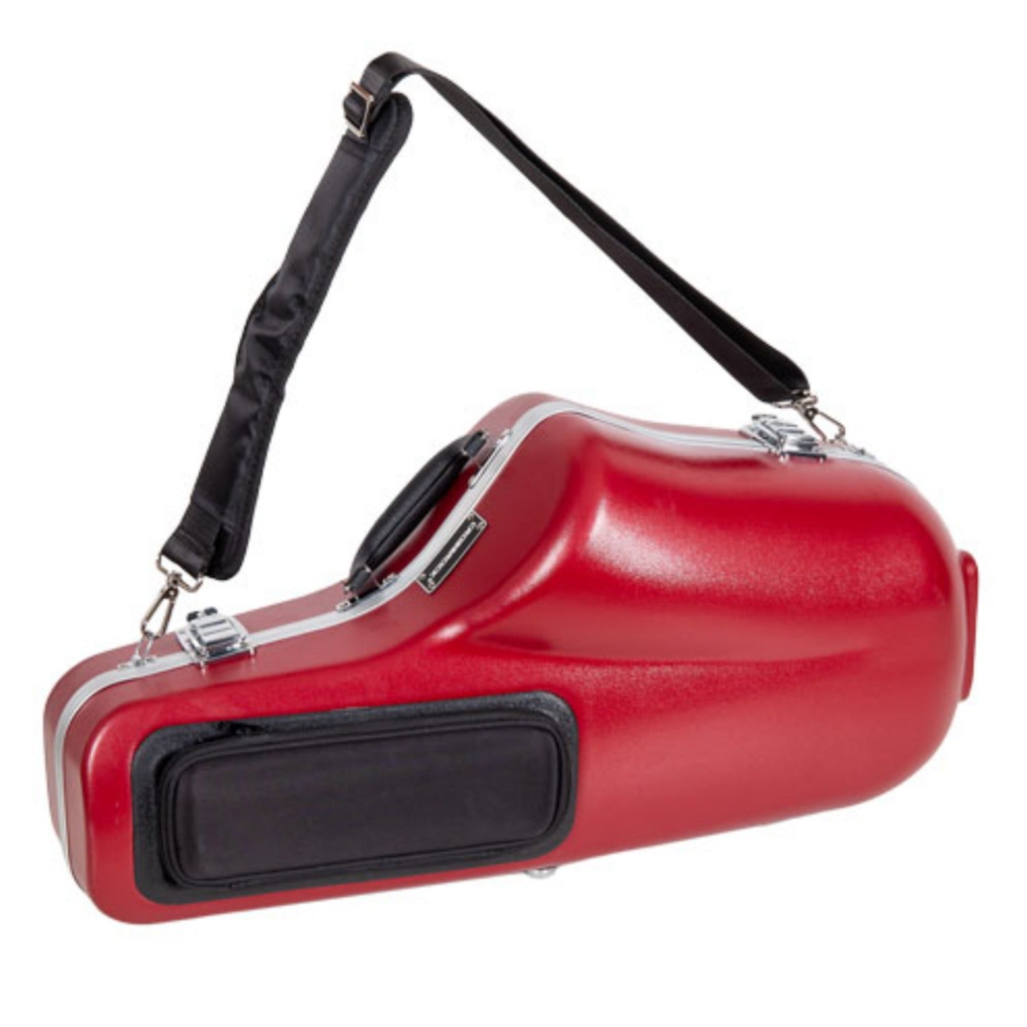 Crossrock Saxophone Bags, Cases & Covers Crossrock CRA862AS ABS Alto Saxophone Case #color_red