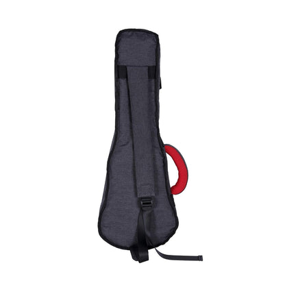 Crossrock Ukulele Gig Bags Crossrock CRSG107CUDG Concert Ukulele Gig Bag with 10mm Padding - Dark Grey