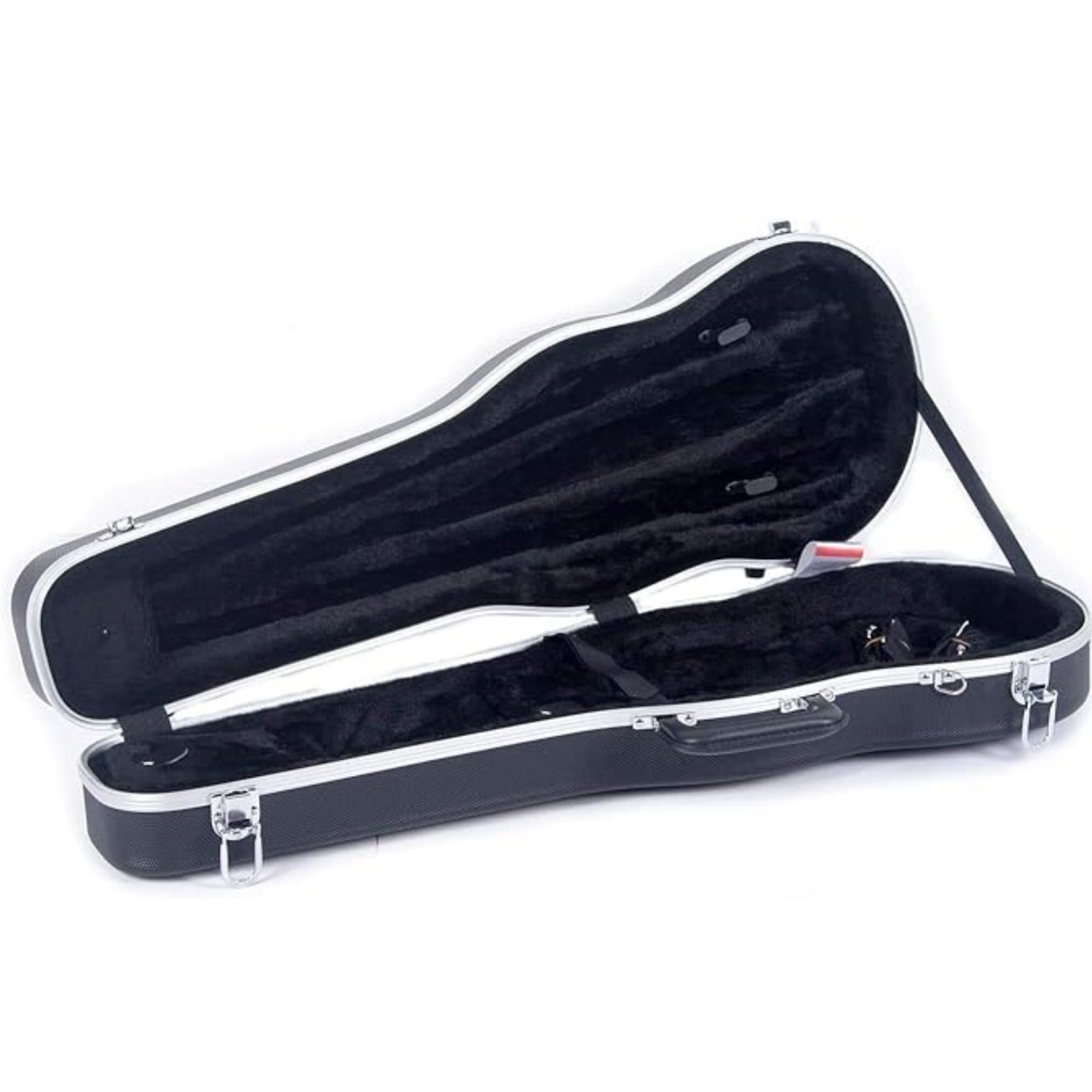 Crossrock Violin Cases Crossrock CRA860SVFBK  4/4 Violin Case - Black