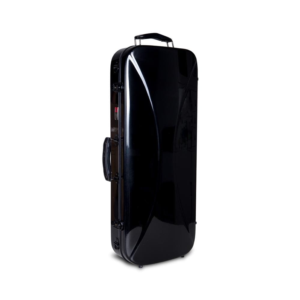 Crossrock Violin Cases Crossrock CRF1000DVBK Fiberglass Double Violin Case