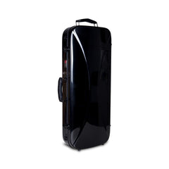 Crossrock Violin Cases Crossrock CRF1000DVBK Fiberglass Double Violin Case