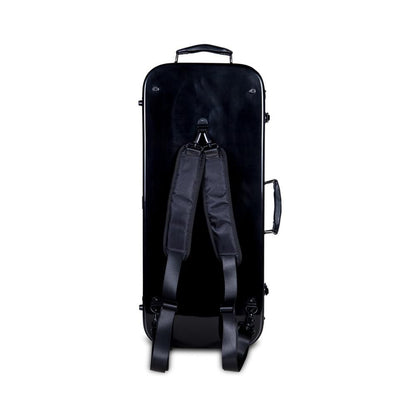 Crossrock Violin Cases Crossrock CRF1000DVBK Fiberglass Double Violin Case