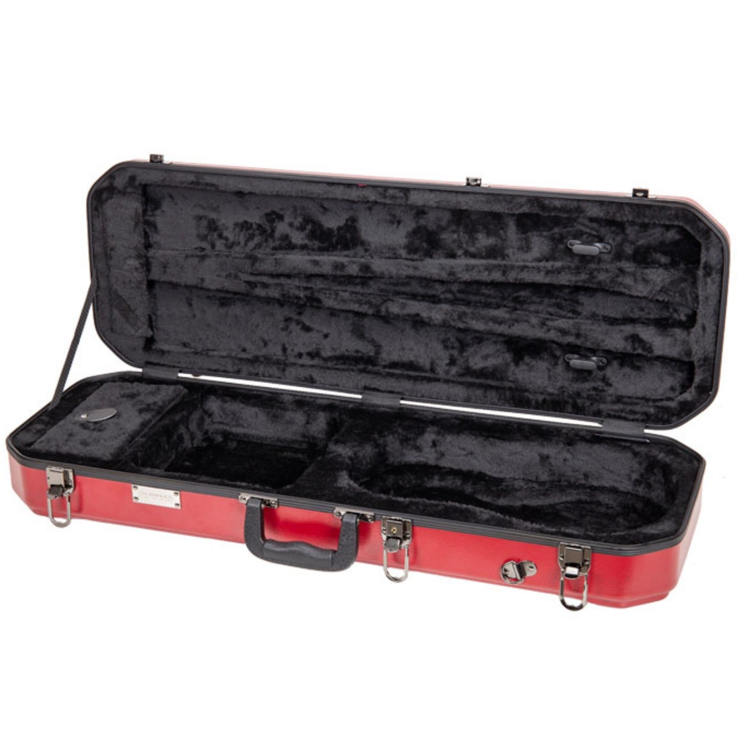 Crossrock Violins Crossrock CRA860VF 4/4 Size ABS Oblong Violin #color_red