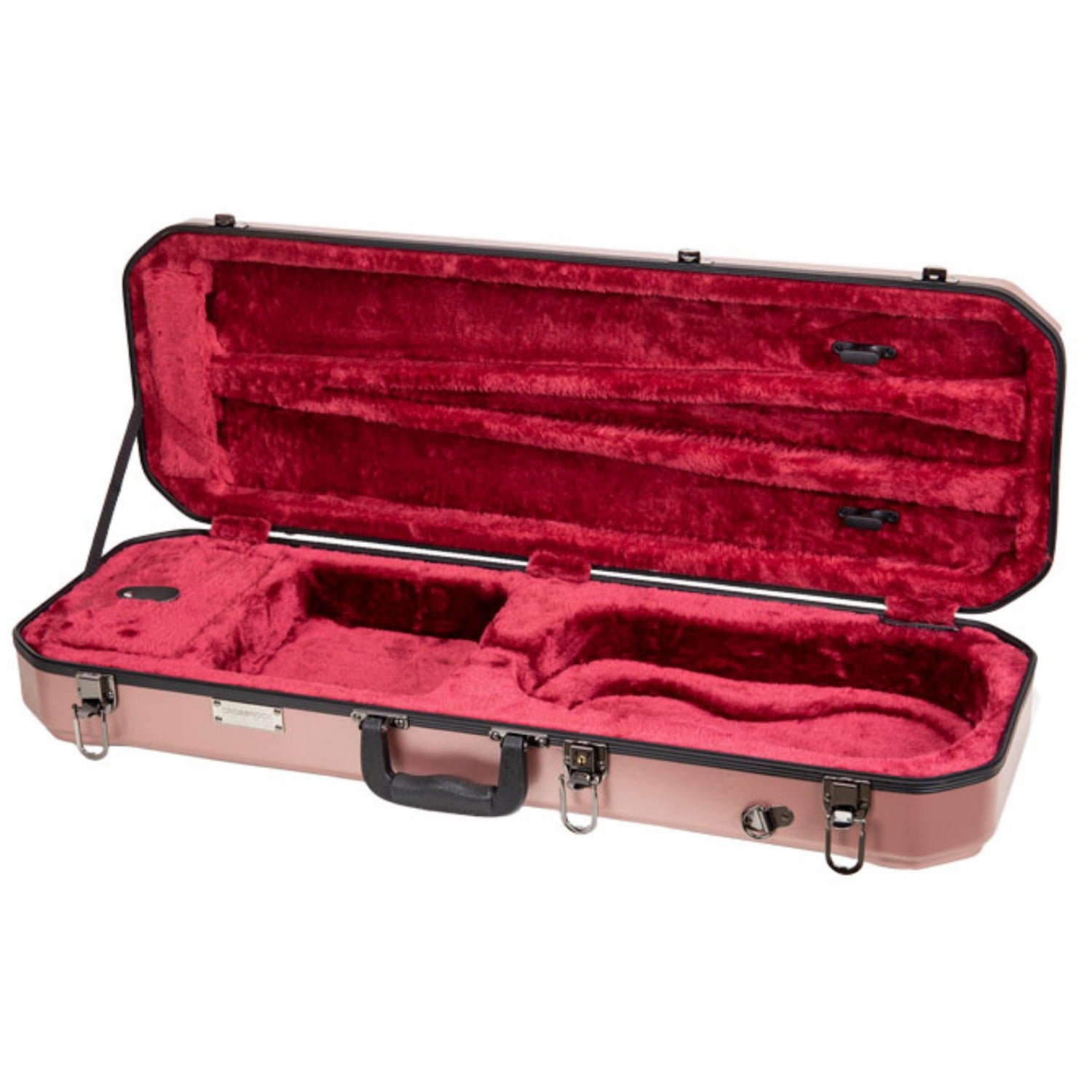 Crossrock Violins Crossrock CRA860VF 4/4 Size ABS Oblong Violin #color_rose-gold