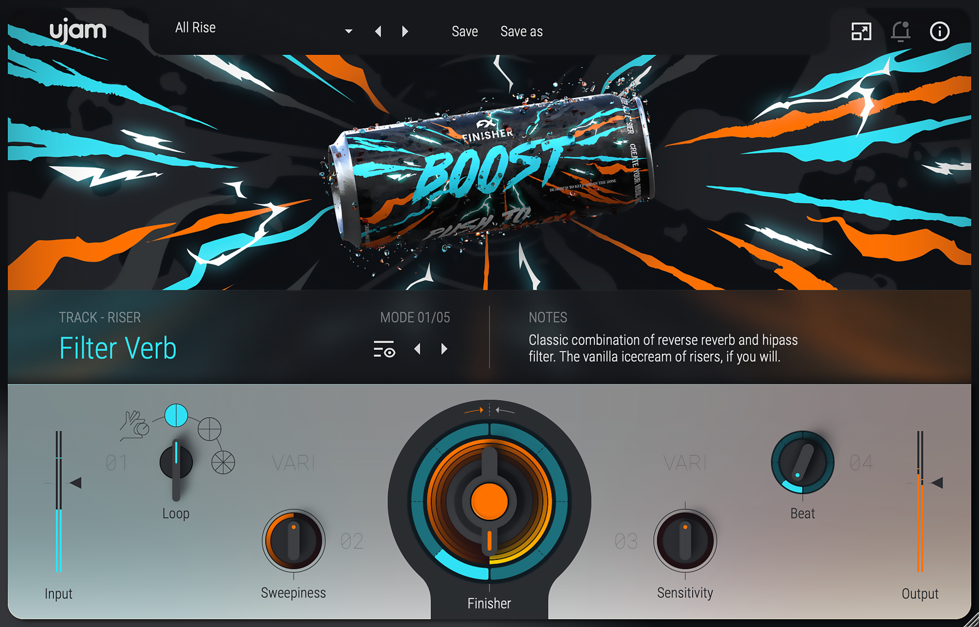 UJAM BOOST: Transition Plugin