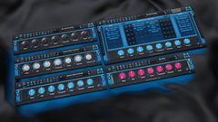 Blue Cat Patchwork Modular Effect