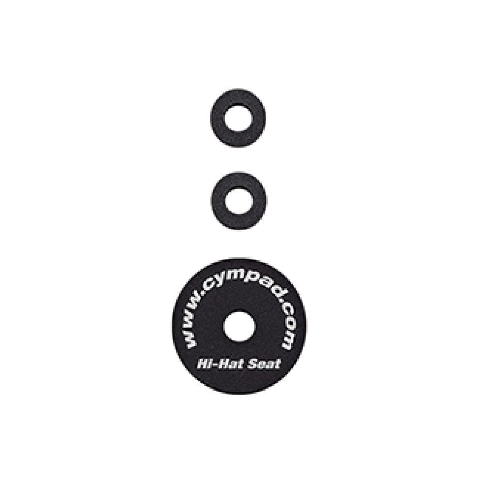 cympad cymbal accessories black cympad oshh optimizer hi hat clutch & seat set - pack of 3 