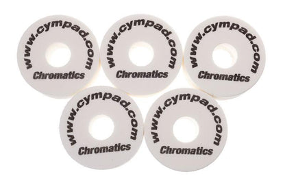 cympad cymbal accessories cympad chromatics set - cymbal felt - white
