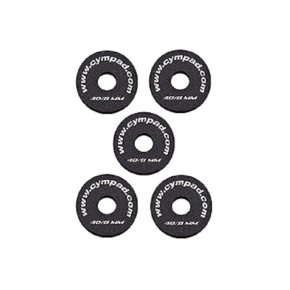cympad parts and hardware black cympad os8/5 optimizer 40/8mm set - pack of 5     