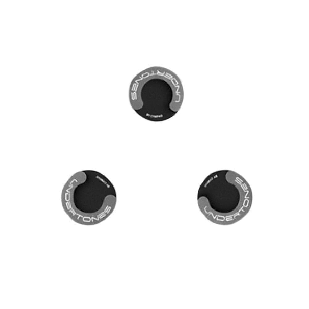 cympad parts and hardware black cympad ut ft undertones 3 floor tom leg pads     