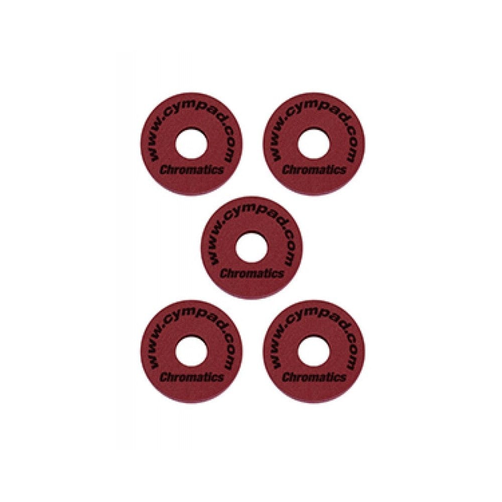cympad parts and hardware crimson cympad cs15/5 chromatics 40/15mm set - pack of 5    #color_crimson