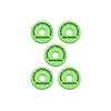 Cympad Parts and Hardware Green Cympad CS15/5 Chromatics 40/15mm Set - Pack of 5