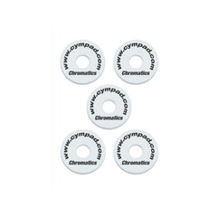 Cympad Parts and Hardware White Cympad CS15/5 Chromatics 40/15mm Set - Pack of 5