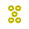 Cympad Parts and Hardware Yellow Cympad CS15/5 Chromatics 40/15mm Set - Pack of 5
