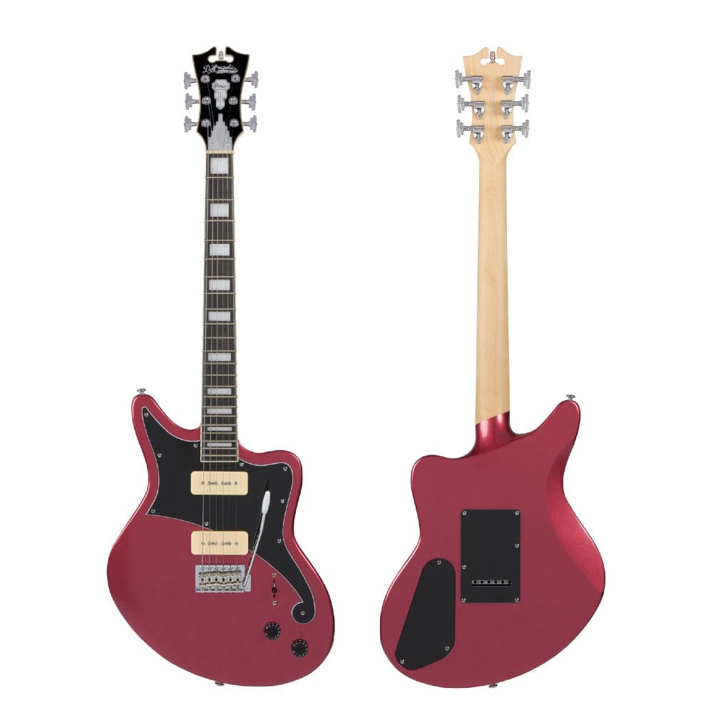d'angelico electric guitars d'angelico premier bedford 6 string electric guitar    #color_oxblood