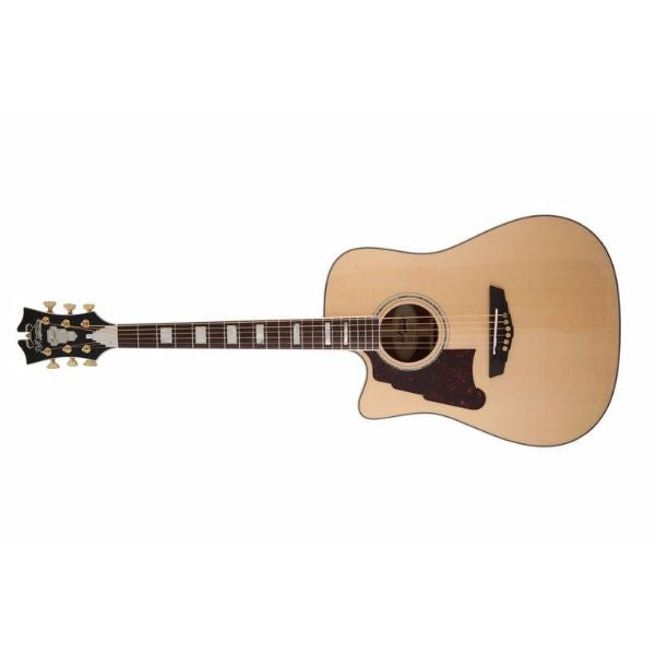 d'angelico electro acoustic guitars d'angelico brooklyn dreadnought left-handed acoustic-electric guitar