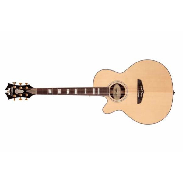 d'angelico electro acoustic guitars d'angelico gramercy sg-200 grand auditorium electro acoustic guitar, left-handed