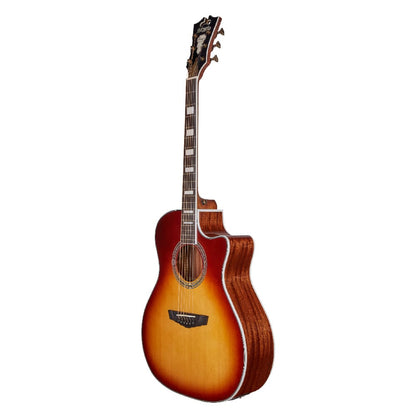 d'angelico electro acoustic guitars iced tea burst d'angelico premier gramercy electro acoustic guitar   