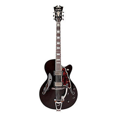 D'Angelico Hollow & Semi-Hollow Electric Guitars Black D'Angelico EX-175 Hollowbody Electric Guitar