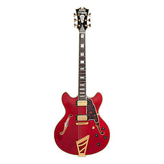 D'Angelico Hollow & Semi-Hollow Electric Guitars Cherry D'Angelico EX-DC Semi Hollow Body Electric Guitar