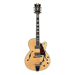 D'Angelico Hollow & Semi-Hollow Electric Guitars Natural D'Angelico EX-175 Hollowbody Electric Guitar