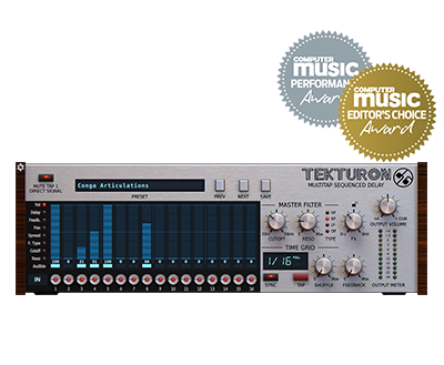 D16 Group Virtual Processors D16 Tekturon Multi-Tap Delay Effect Plugin