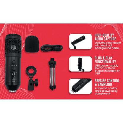 Audio Array AM-C41 Plug & Play Noise Cancelling USB Condenser Microphone
