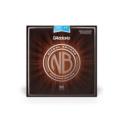 DAddario Acoustic Guitar Strings D'Addario NB1252BT Nickel Bronze Balanced Tension Lite Acoustic Guitar String Set